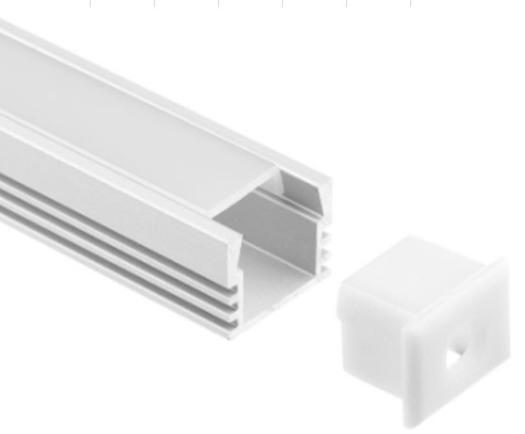 Hàng không 6063 Nhôm Led Profile Kênh 16 X 12mm Strip Light Channel