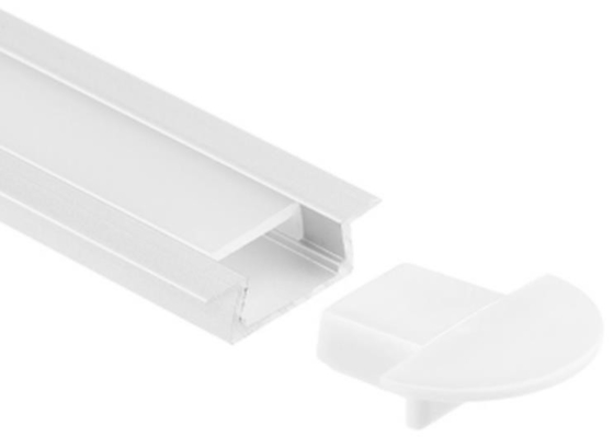 6063 LED Light Aluminium cấu hình âm tường 21,7 X 5,7mm