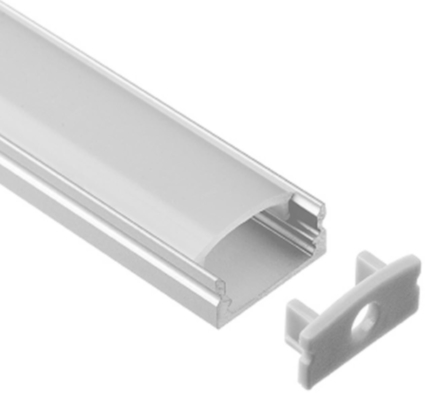 Milewood LED Light Aluminium Profile Hàng không 6063 17,3x7mm