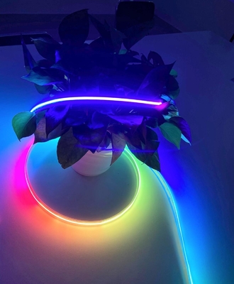 IP65 Linh hoạt COB Pixel Rgb Led Strip Silicon có tay áo 27w / m