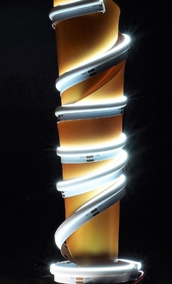 CRI cao COB LED Dải LED linh hoạt Mặt bên 10w 24V DC Ánh sáng dải Cob không chấm