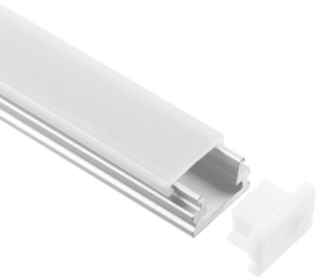 Đèn LED ánh sáng gắn phẳng Cấu hình nhôm kép Anodized 12x7,8mm