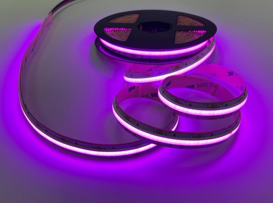 RGB Cob Led Tape Light 15w DC 12v Tape Light 1008 Chip