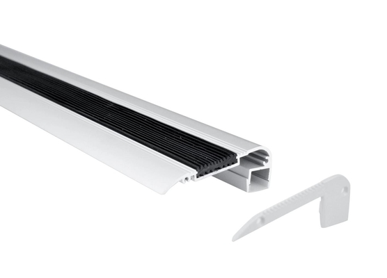 Kênh hồ sơ nhôm ánh sáng Anodized LED 6063 68x24,6mm cho cạnh bước